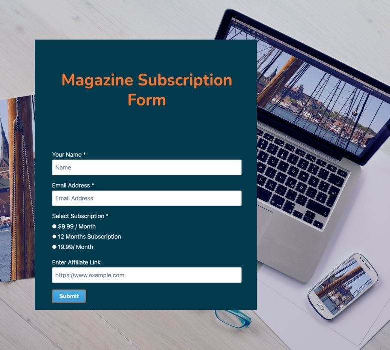 Magazine Subscription Form